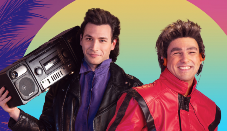 Two 80s style “Gentlemen of Verona”.