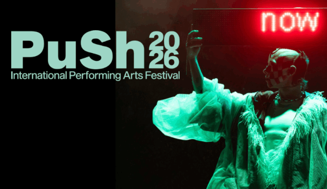 TESTÓ banner image with PuSh Fest logo.